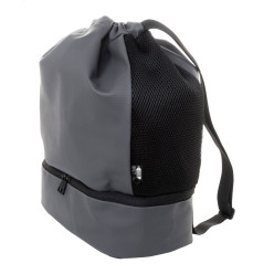 Duodraw grey  RPET drawstring bag 
