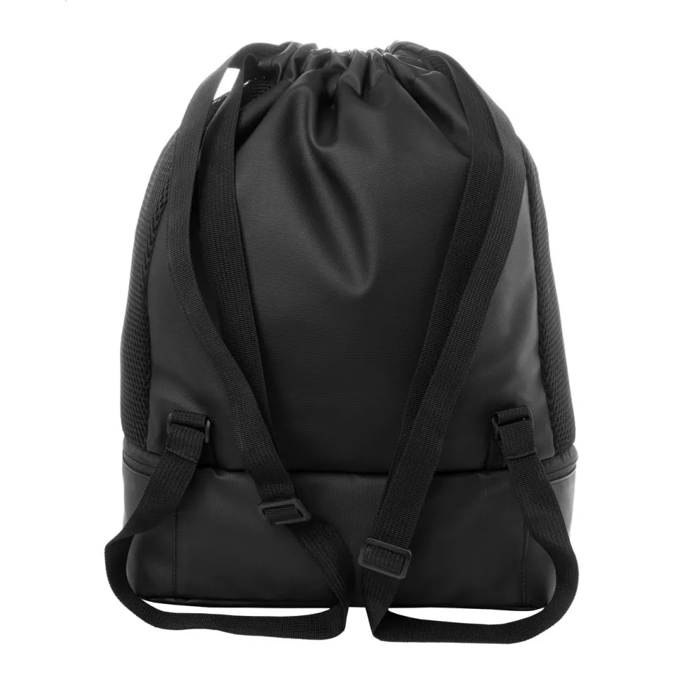 Duodraw black  RPET drawstring bag 