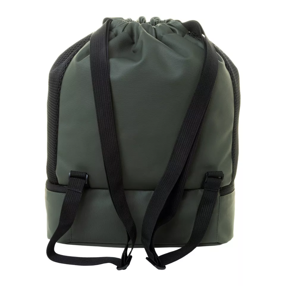 Duodraw green  RPET drawstring bag 