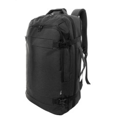 Kellogg black  RPET document backpack 