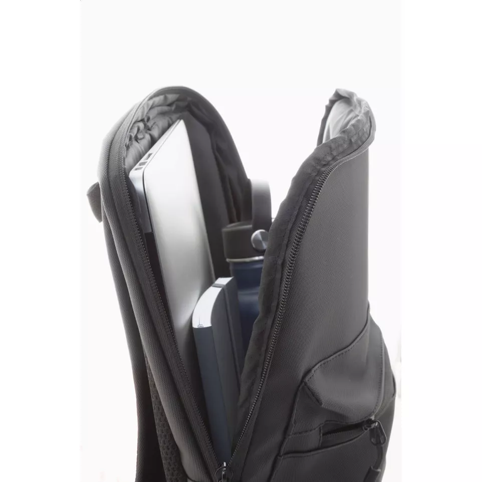 Slippu black  RPET laptop backpack 