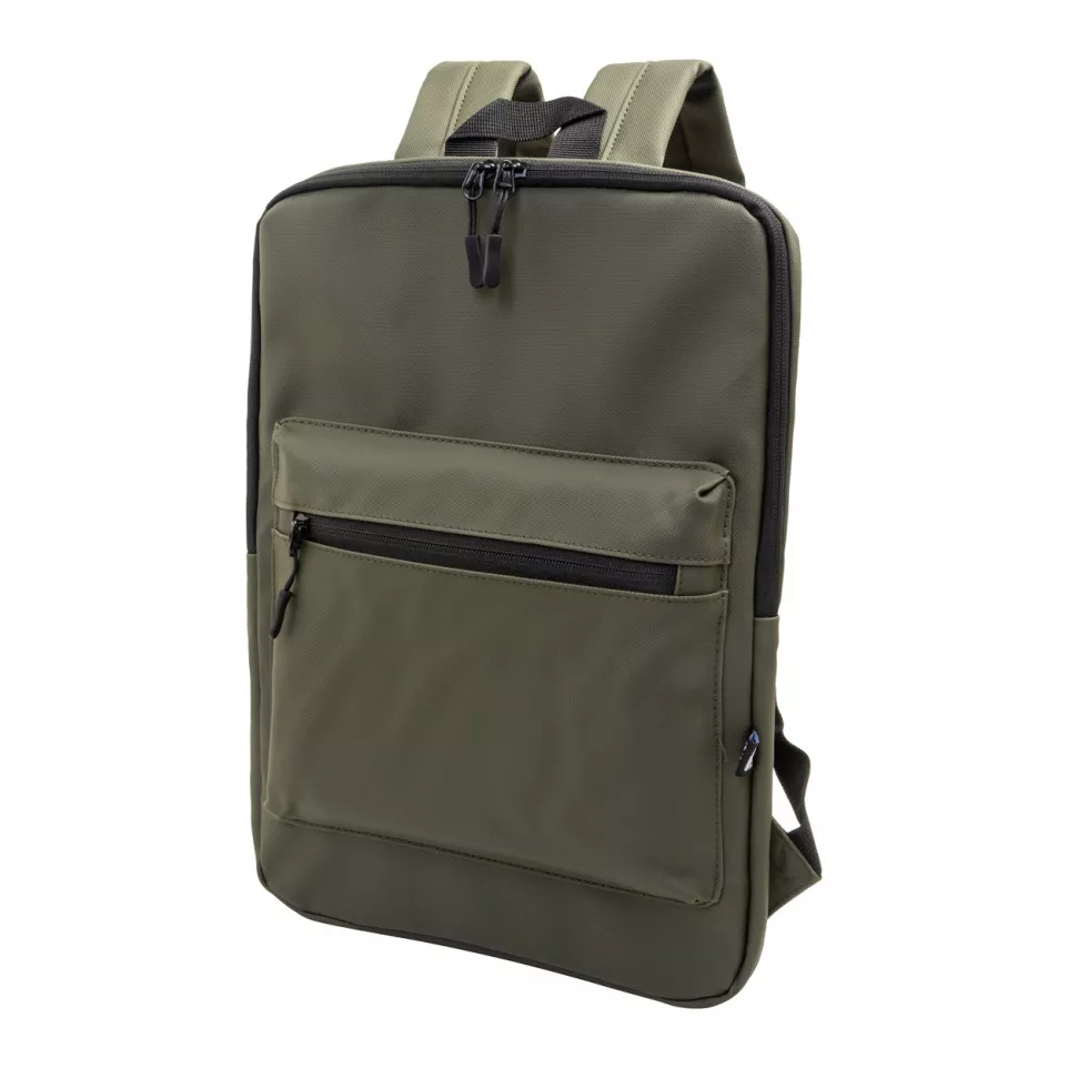 Slippu green  RPET laptop backpack 