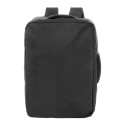 Eaton black  RPET document backpack 