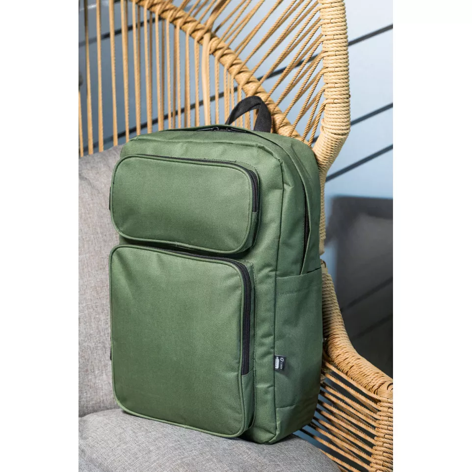 Ducket green  RPET backpack 