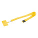 Revent Call geel  RPET mobiele houder lanyard 