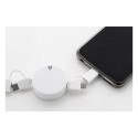Rascop white  RABS USB charger cable 