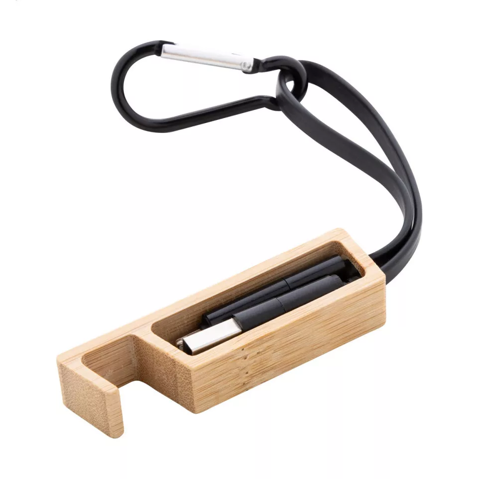 Boppy zwart natuurlijk USB-oplaadkabel 