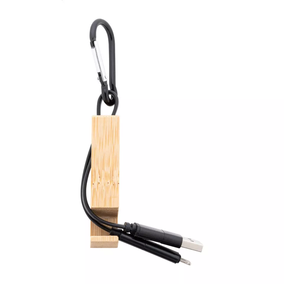 Boppy zwart natuurlijk USB-oplaadkabel 