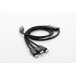 Ralong black  USB charger cable 
