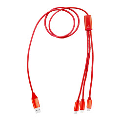 Ralong red  USB charger cable 