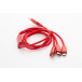 Ralong red  USB charger cable 