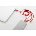 Ralong rouge  Câble chargeur USB 