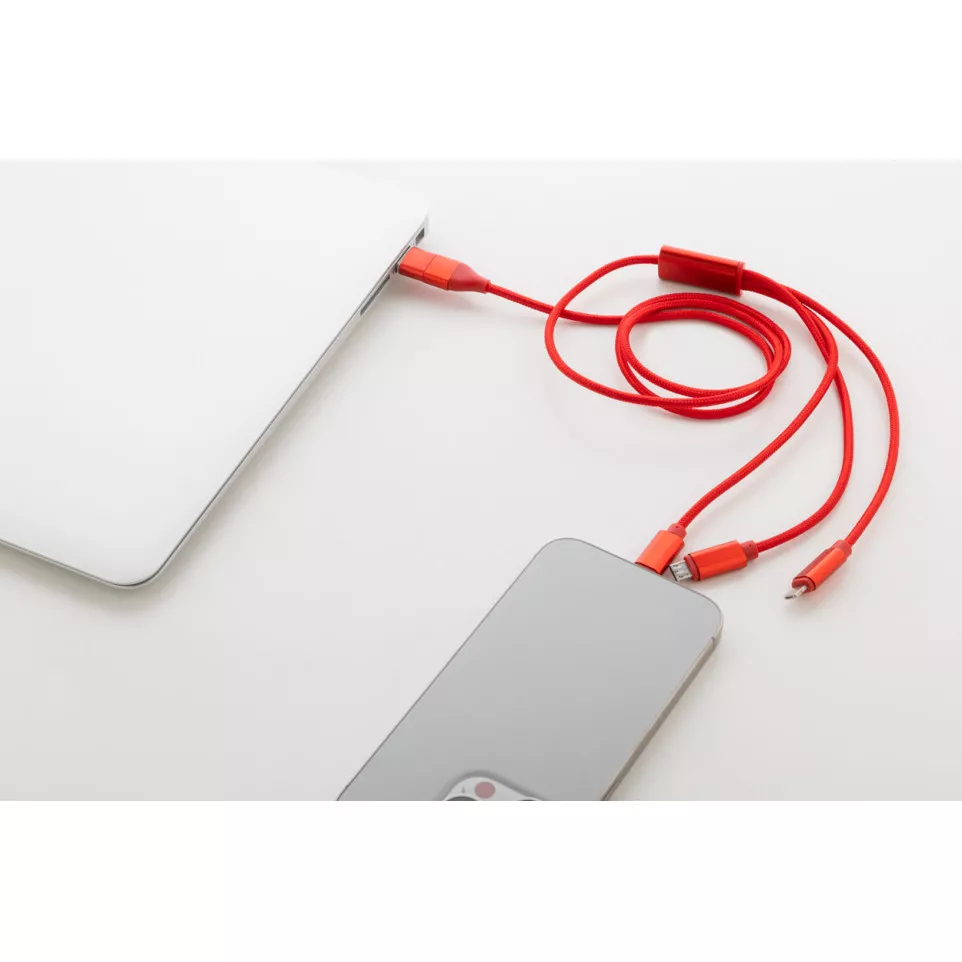Ralong red  USB charger cable 