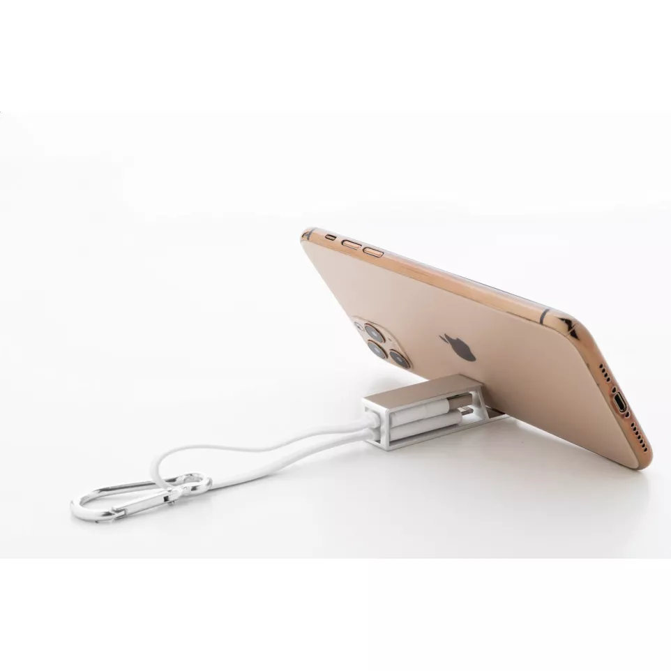 Cappy argenté  Câble chargeur USB 