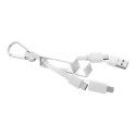 Cappy zilver  USB-oplaadkabel 