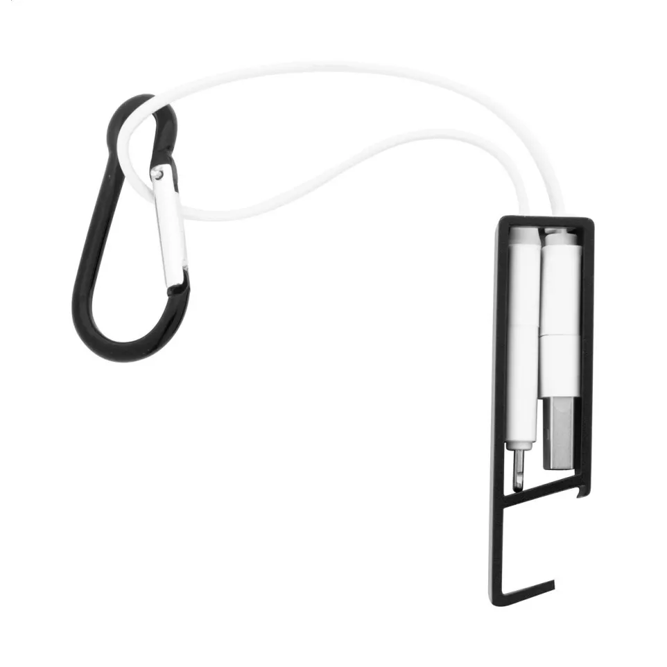 Cappy black  USB charger cable 