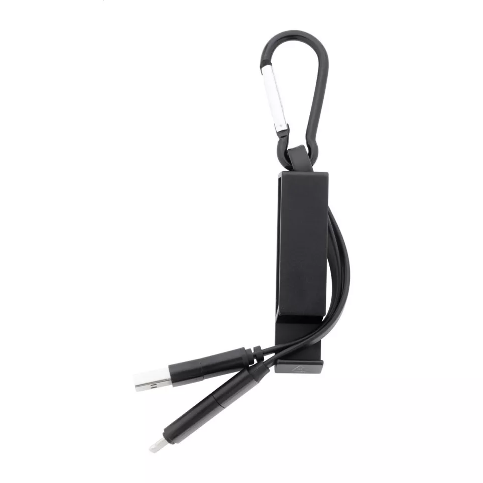 Cappy black  USB charger cable 