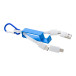 Cappy blue  USB charger cable 