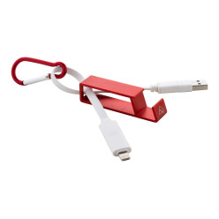 Cappy red  USB charger cable 
