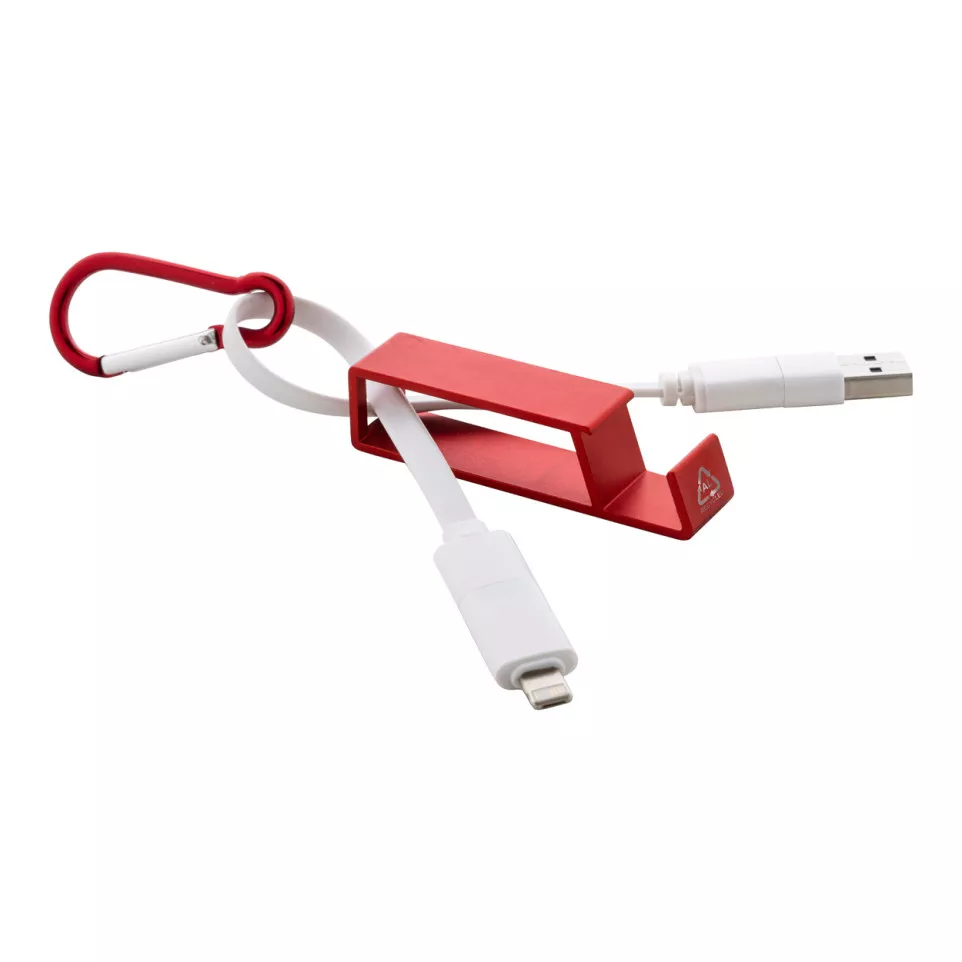 Cappy red  USB charger cable 