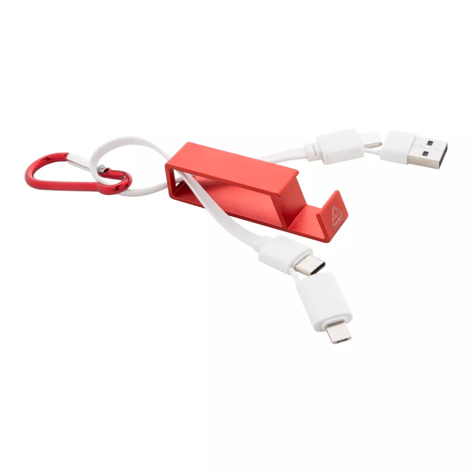 Cappy red  USB charger cable 