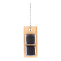 Typoo black natural antistress keyring 