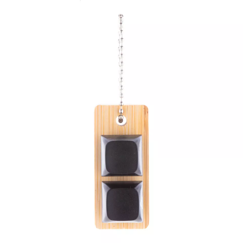Typoo black natural antistress keyring 