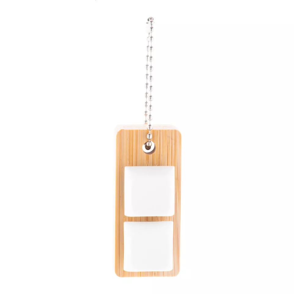 Typoo white natural antistress keyring 