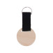 Woody Strap natural  custom keyring, round 