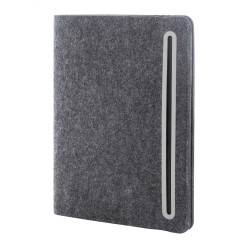 Refelt Meet A5 dark grey  RPET felt document folder 