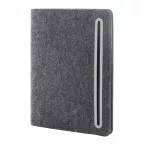 Refelt Meet A5 dark grey  RPET felt document folder 