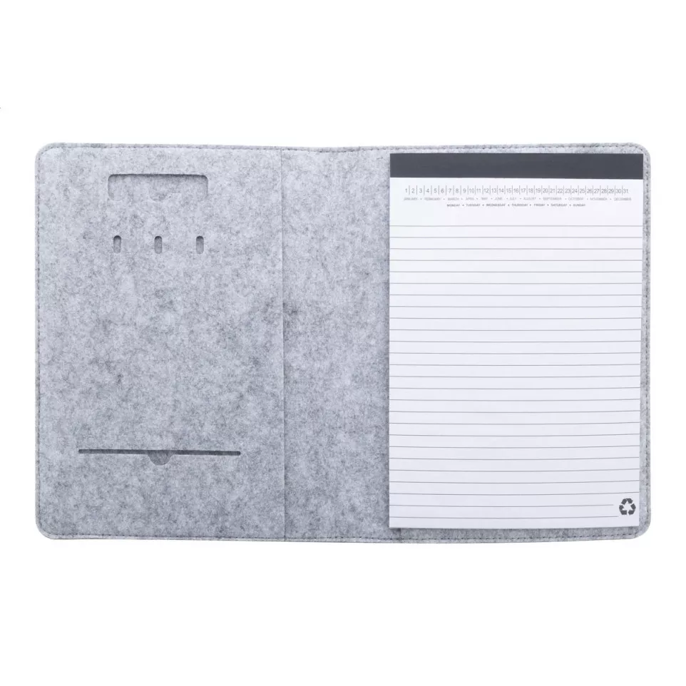 Refelt Meet A5 grey  RPET felt...