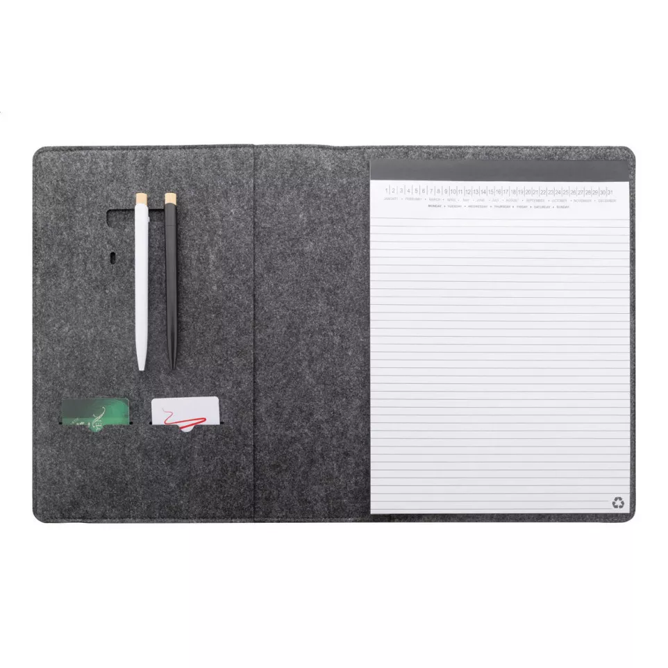 Refelt Meet A4 dark grey  RPET felt...