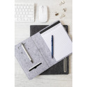 Refelt Meet A4 dark grey  RPET felt document folder 