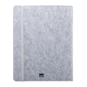 Refelt Meet A4 grey  RPET felt document folder 