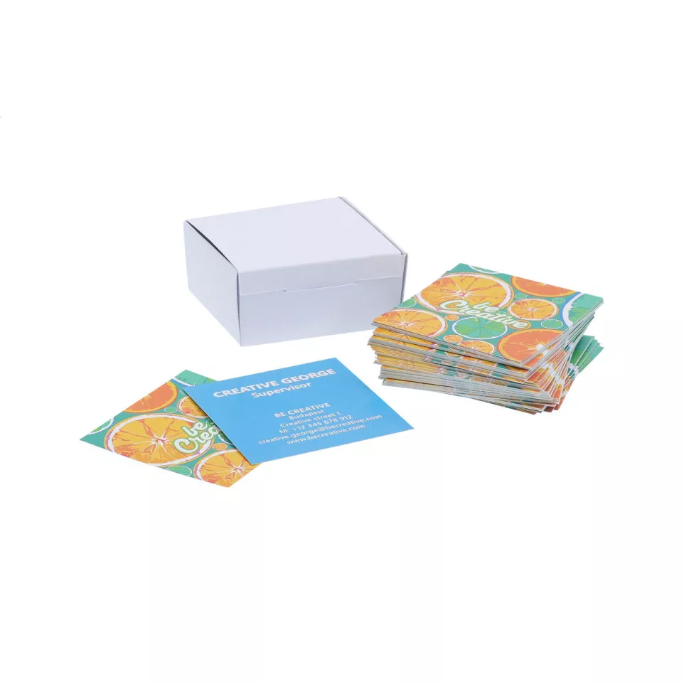 Visicard Square blanc  Cartes de...