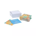 Visicard Square blanc  Cartes de visites 