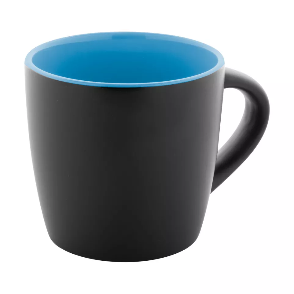 Matara Nera light blue black mug 