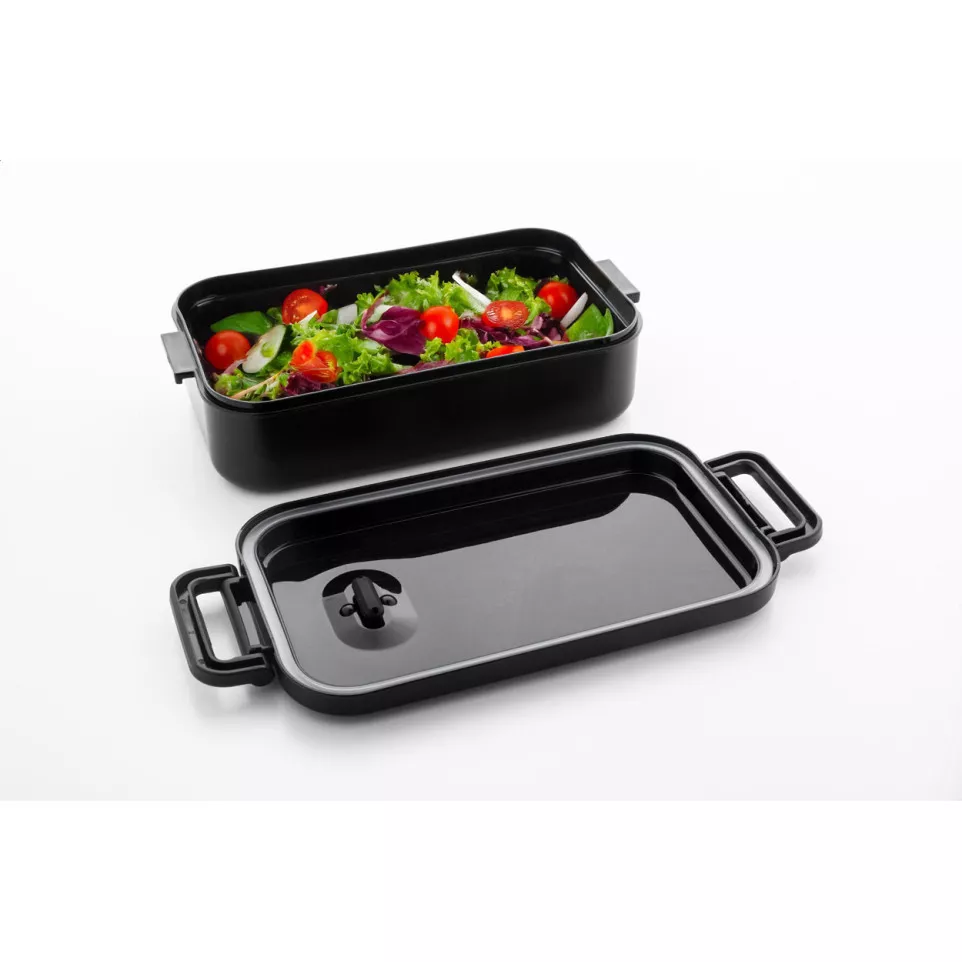 Steamo zwart  Lunchtrommel 