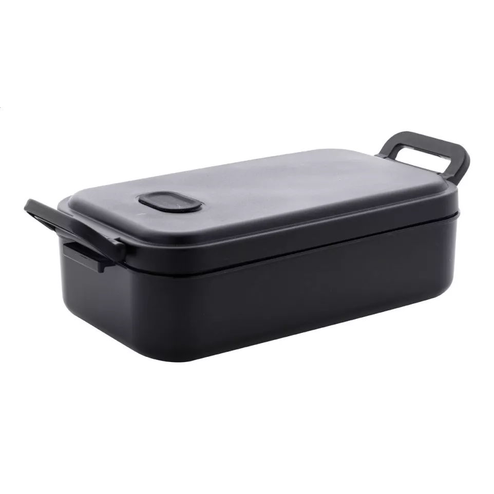 Steamo zwart  Lunchtrommel 