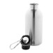 Ressuto silver  recycled stainless steel bottle 