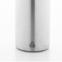 Ressuto silver  recycled stainless steel bottle 