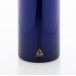 Ressuto blauw  Fles van gerecycled roestvrij staal 
