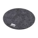 Hefe dark grey  RPET felt coaster 