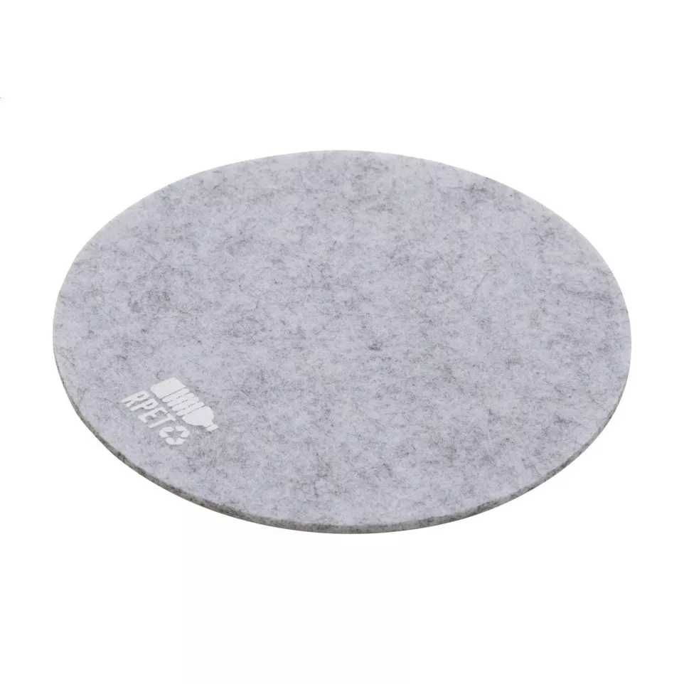 Hefe grey  RPET felt coaster 
