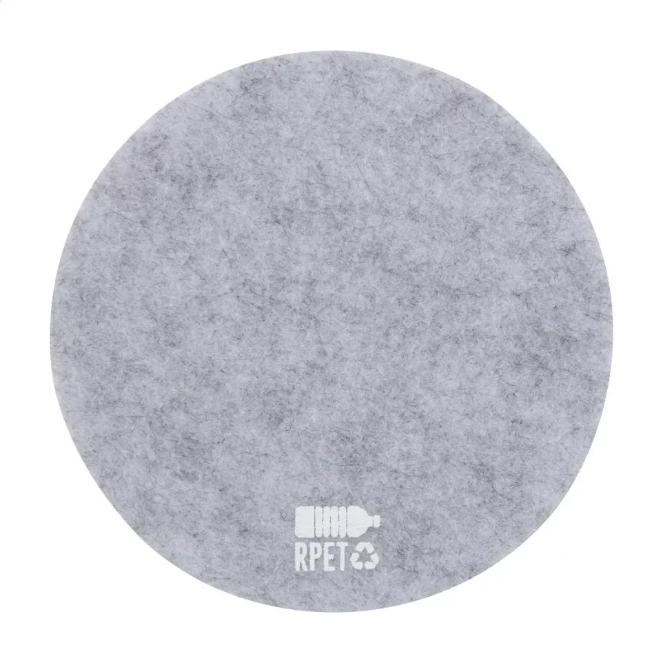 Hefe grey  RPET felt coaster 