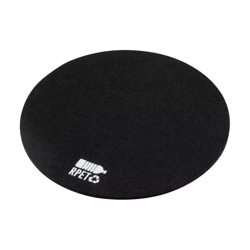 Hefe black  RPET felt coaster 