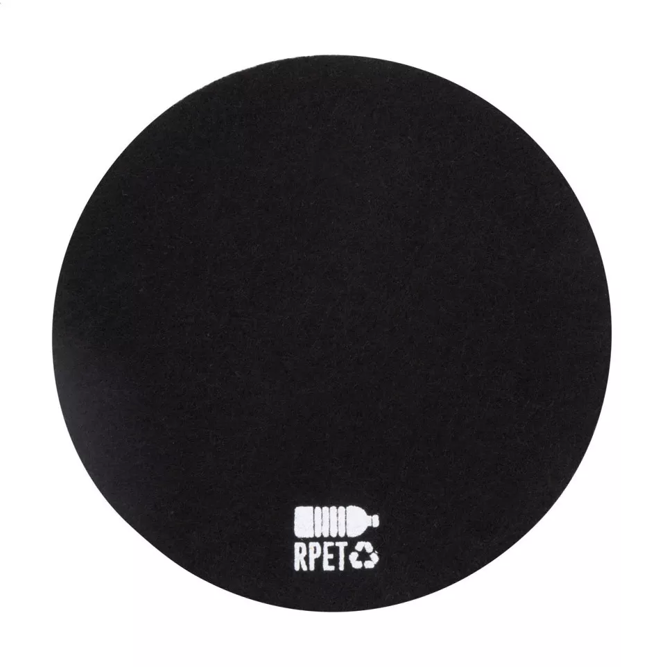 Hefe black  RPET felt coaster 