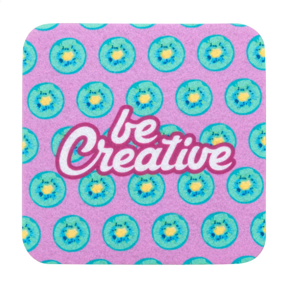 CreaFelt Drink Plus white  RPET felt...