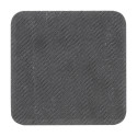 CreaFelt Drink Plus white  RPET felt coaster, square 